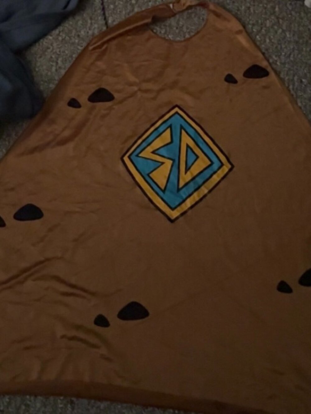 Scooby-Doo Shaggy Brown Poncho Cape Costume